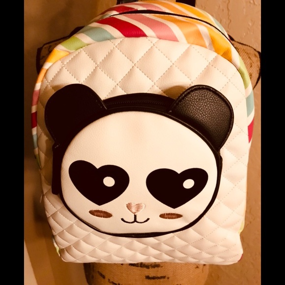 Betsey Johnson Handbags - 🌺Betsey Johnson Rainbow Panda Backpack&Coin purse